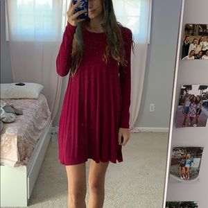 Maroon dress